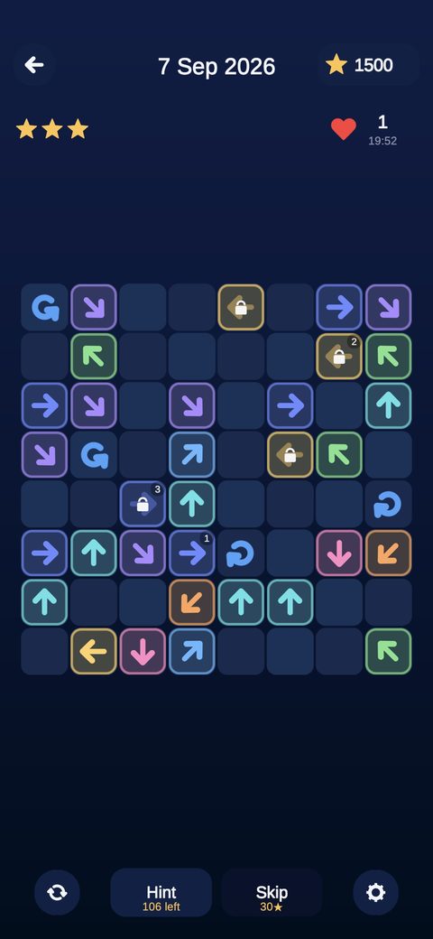 The daily puzzle for 7 September 2026